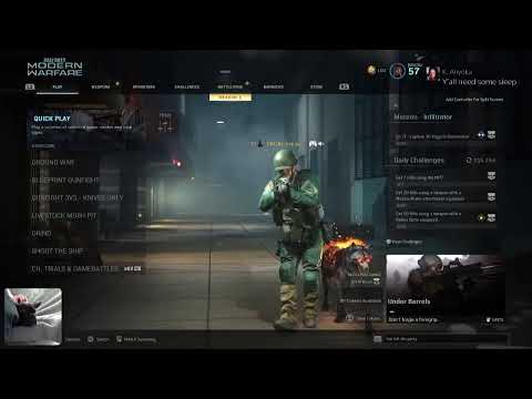 COD with French Bulldog on PS5