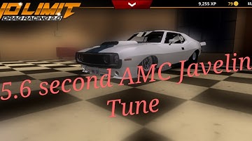 No Limit Drag Racing 2.0 AMC Javelin 5.6 - 5.7 second 1/4 mile tune OUTDATED