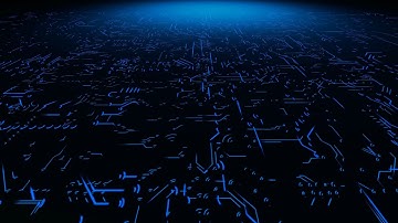 4K  Circuit Board -  Hi-Tech Moving Background - Free background video