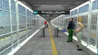 Acceso a las estaciones de Metroplús