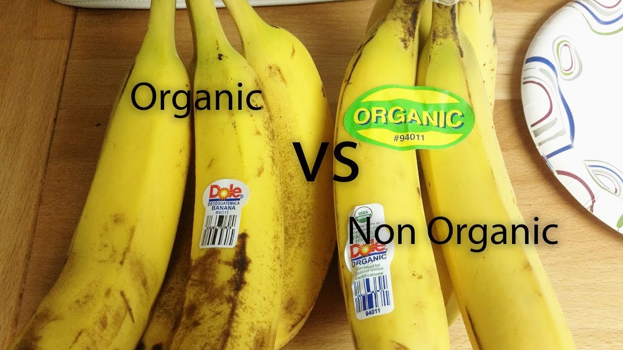 Organic vs Non-Organic Banana Timelaps 