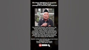 VIRAL: Eks Dosen UIN Malang Diusir Warga — Kini Putuskan Jual Rumah