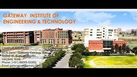 Best Engineering College in Haryana | Gateway Institute of Engineering and Technology | GIET