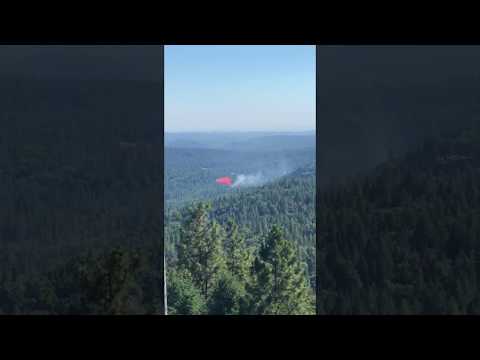 Tanker 88 drop on the Madrona fire