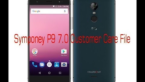 Symphony P9 7.0 File Customer Care Flash File