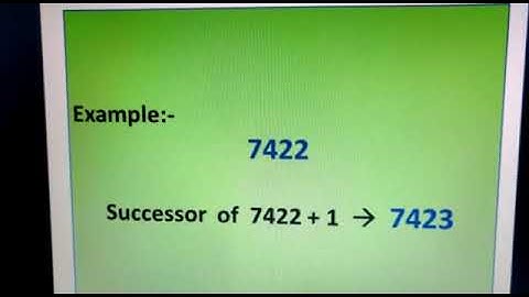 Class 3 Maths Ch-1(Numbers beyond 999) Topic- Successor & Predecessor part-8