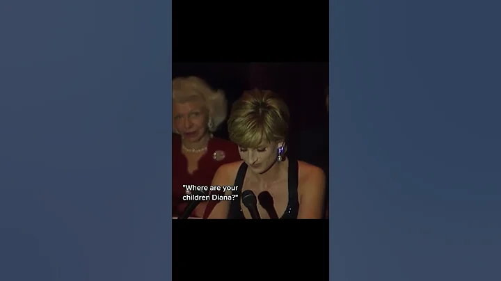 #short When Princess Diana was giving a speech and a woman in the audience asked her - DayDayNews
