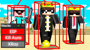 I Sneaked into A HACKERS ONLY Server in Minecraft...