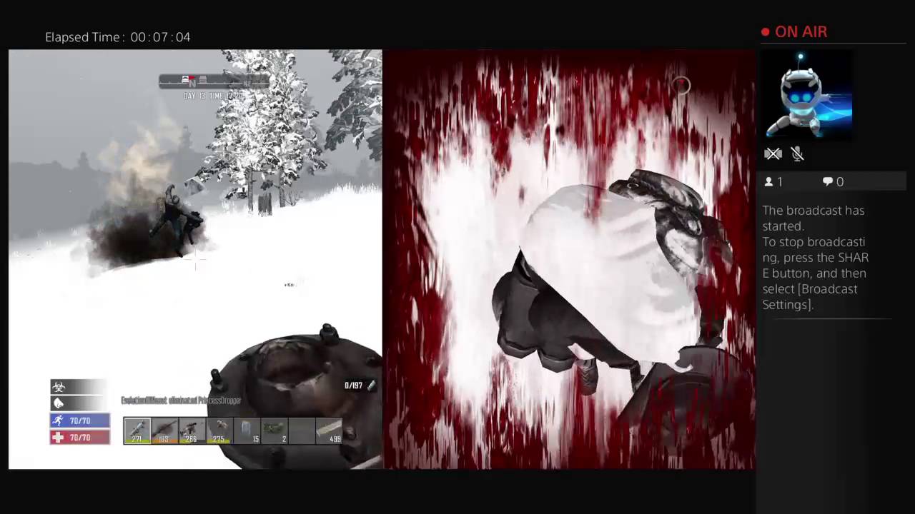 Evolution69Beast's Live PS4 Broadcast 7days to die