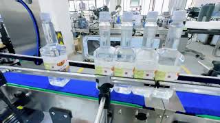 Square Bottle Labeling Machine: 4-Side Labeler + Neck Labeling Machine Overview