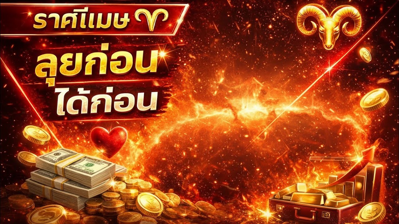 “ราศีเมษดวงพุ่ง! เงินก้อน การงาน ความรัก พร้อมเปิดรับโชค” 💰💼❤️