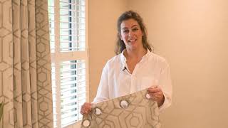How to hang an Eyelet curtain by Appletree Living