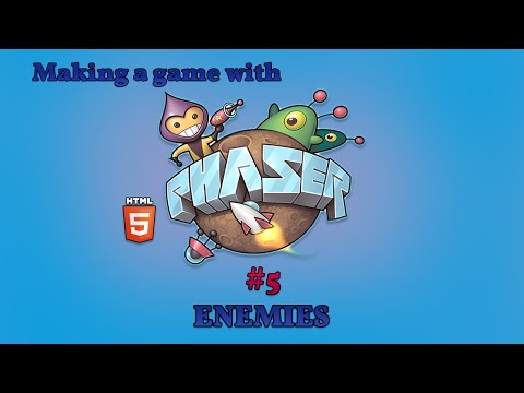 HTML5 Phaser Game Tutorial 5# - Enemies