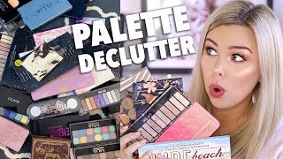 EYESHADOW / FACE PALETTE COLLECTION DECLUTTER! 2018