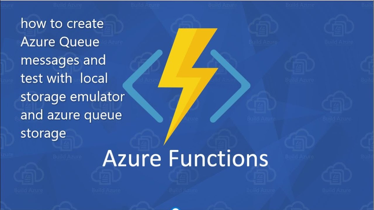 how to store Queue messages and test them in azure queue storage - YouTube