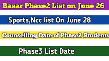 Basar phase2 list on June 28 ||2019