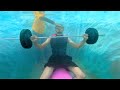 Gym Workout Under Water🏋️ | क्या पानी के अंदर वजन खत्म हो जायेगा?