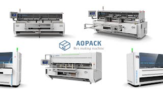 Aopack Short Run On Demand Fully Automatic Slotting Slitting Creasing, All in One Compact Machine