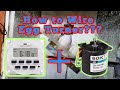 How To Wire Automatic Egg Turner Using SinoTimer(4 pin) and 60KTYZ Motor(4 wire) with Limit Switch