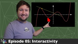 Manim Tutorial Series E05: Interactivity | Mathematical Animations WITH EASE