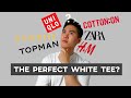 Which BRAND Makes the Best White T-Shirt? | H&M, UNIQLO, COTTON ON, ZARA, OXWHITE or TOPMAN?