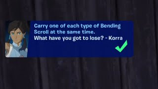 Carry One Of Each Type Of Bending Scroll At The Same Time Quest Done Solo - Fortnite