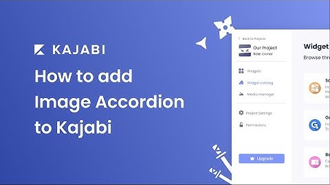 How to add an Image Accordion to Kajabi