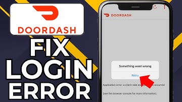 HOW TO FIX DOORDASH DASHER LOGIN ERROR (2025)