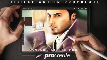 Ranveer Singh Watercolour in Procreate, Digital Art