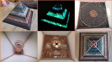 Powerful PHI RATIO Magnetic Orgonite Pyramid that glows in the dark - How to build it