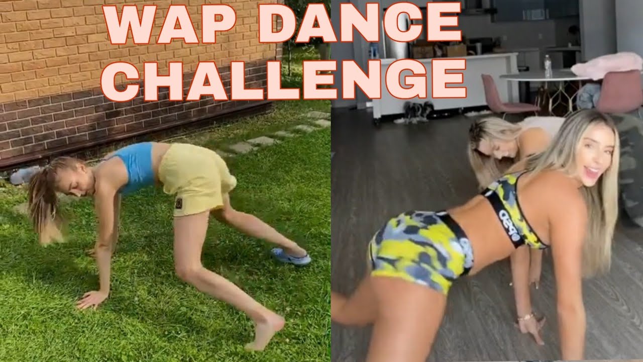 trending dance steps, viral dance video, viral Wap dance challenge tiktok, wap...