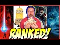 All 52 billion dollar earning movies ranked