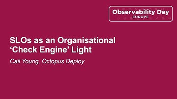 SLOs as an Organisational 