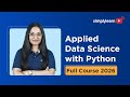 Applied Data Science With Python Full Course 2026 [Free] | Python For Data Science | Simplilearn