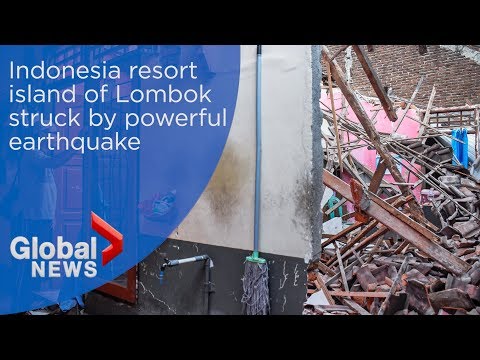 انڈونیشیا کا جزیرہ لومبوک طاقتور زلزلے سے لرز اٹھا