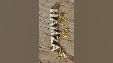 Making resin alphabet keychain part 1 | #shorts #youtubeshorts #tutorial