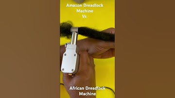 African Dreadlock Machine vs Amazon Machine Challenge #dreadlockmachine #locs #dreadlocks