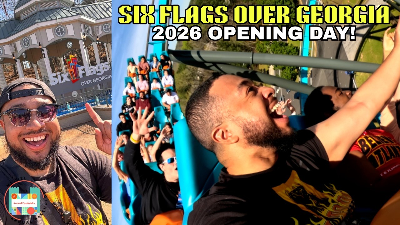 OPENING DAY of the 2026 Season at Six Flags Over Georgia! | UPDATES ...