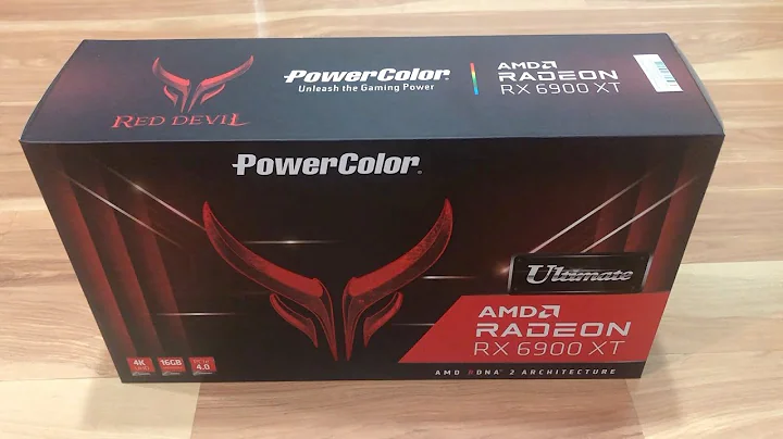 Déballage de la Power Color Red Devil AMD Radeon RX 6900 XT Ultimate Edition