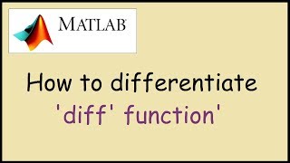 How to Differentiate Polynomials in Matlab