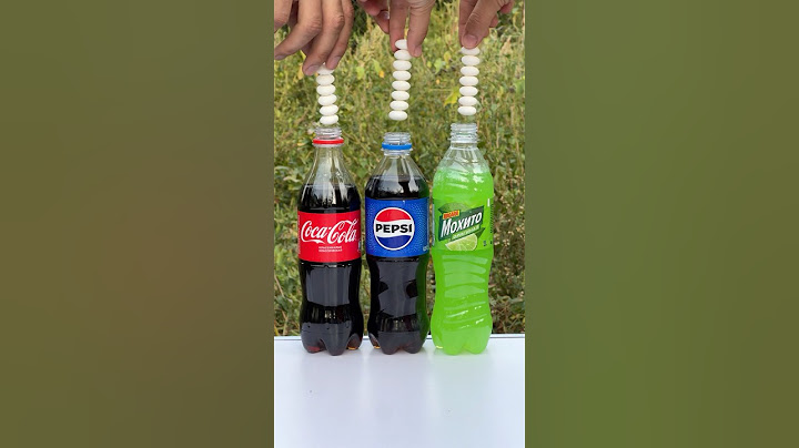 Mentos + Cola, Sprite, Mohito: Whose Fountain is Higher?