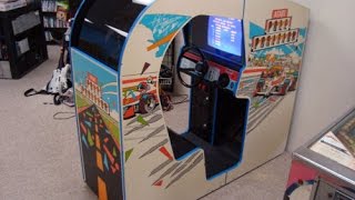 Let's Admire Atari's Legendary Pole Position Cockpit Arcade Cabinet! 1 Of The Coolest From The 80s!