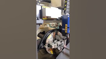 Máy cắt ống laser cnc Datyso kết hợp bộ cấp phôi tự động bàn giao tại xưởng khách