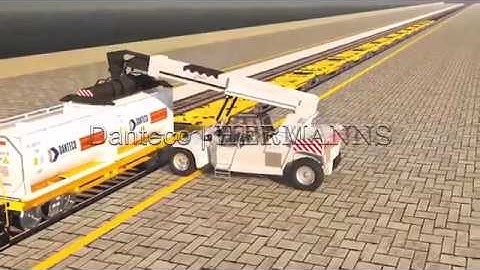 How Tank Containers can be transported by Rail Logistics way - 3d Animation Video - Danteco Hermanns