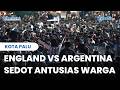 England vs Argentina Sedot Antusiasme, Puluhan Ribu Warga di Palu Padati Nobar Gratis