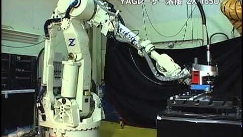 YAG Laser Welding Using Seam Tracking - Kawasaki Robotics (Japanese)