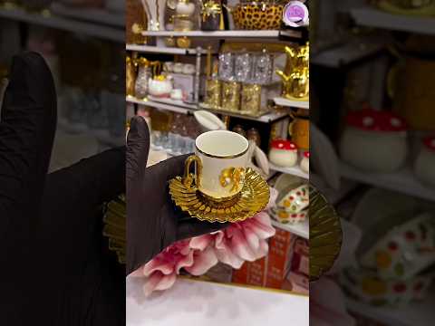 Royal Turkish tea set #teaware #teaset #turkishstyle #europe #teaaccessories #viralvideo
