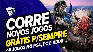 Aproveite agora: 21 jogos grátis para PS4, PC e Xbox!