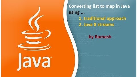 JAVA FAQ # 58 || Converting List to Map using Java 8 Streams
