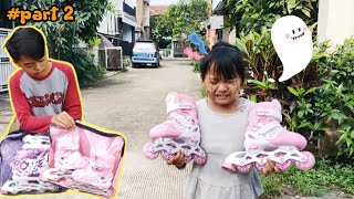 Part 2 !! Revina KENA TIPU PENJUAL SEPATU RODA KELILING 😱 Drama Revina